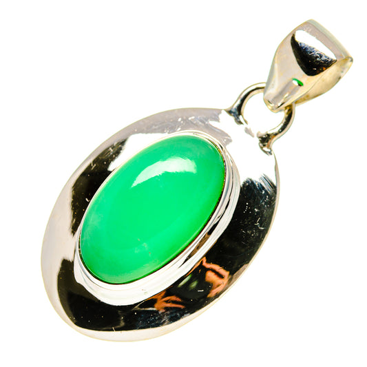 Chrysoprase Pendants handcrafted by Ana Silver Co - PD757907