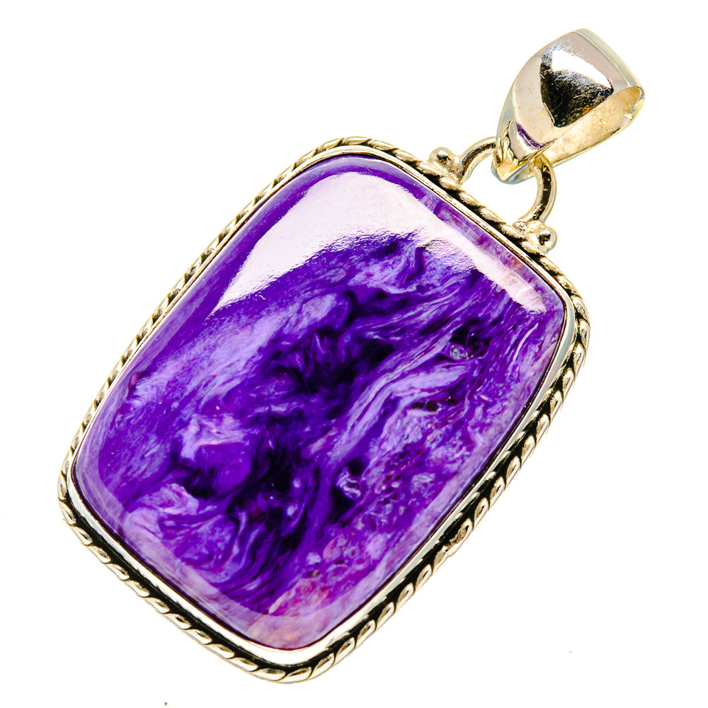 Charoite Pendants handcrafted by Ana Silver Co - PD757916