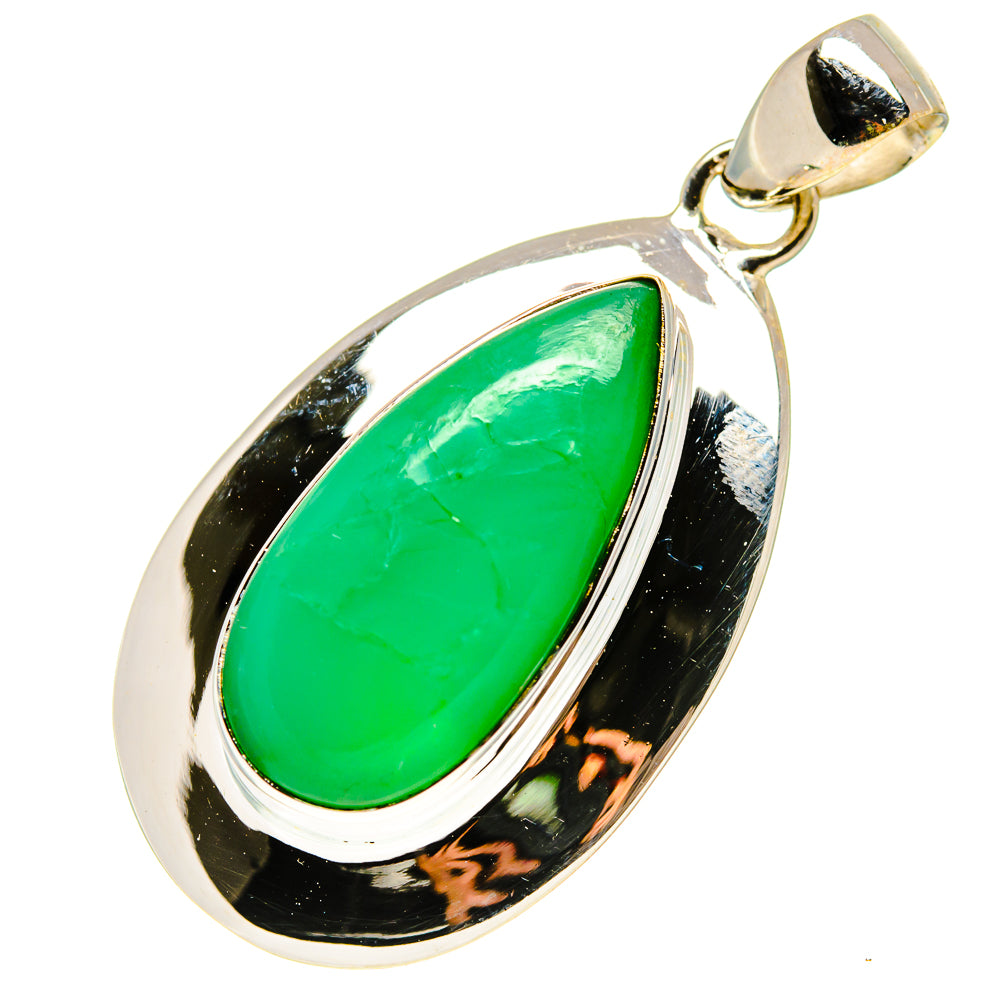 Chrysoprase Pendants handcrafted by Ana Silver Co - PD757933