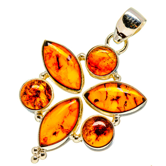 Baltic Amber Pendants handcrafted by Ana Silver Co - PD757935