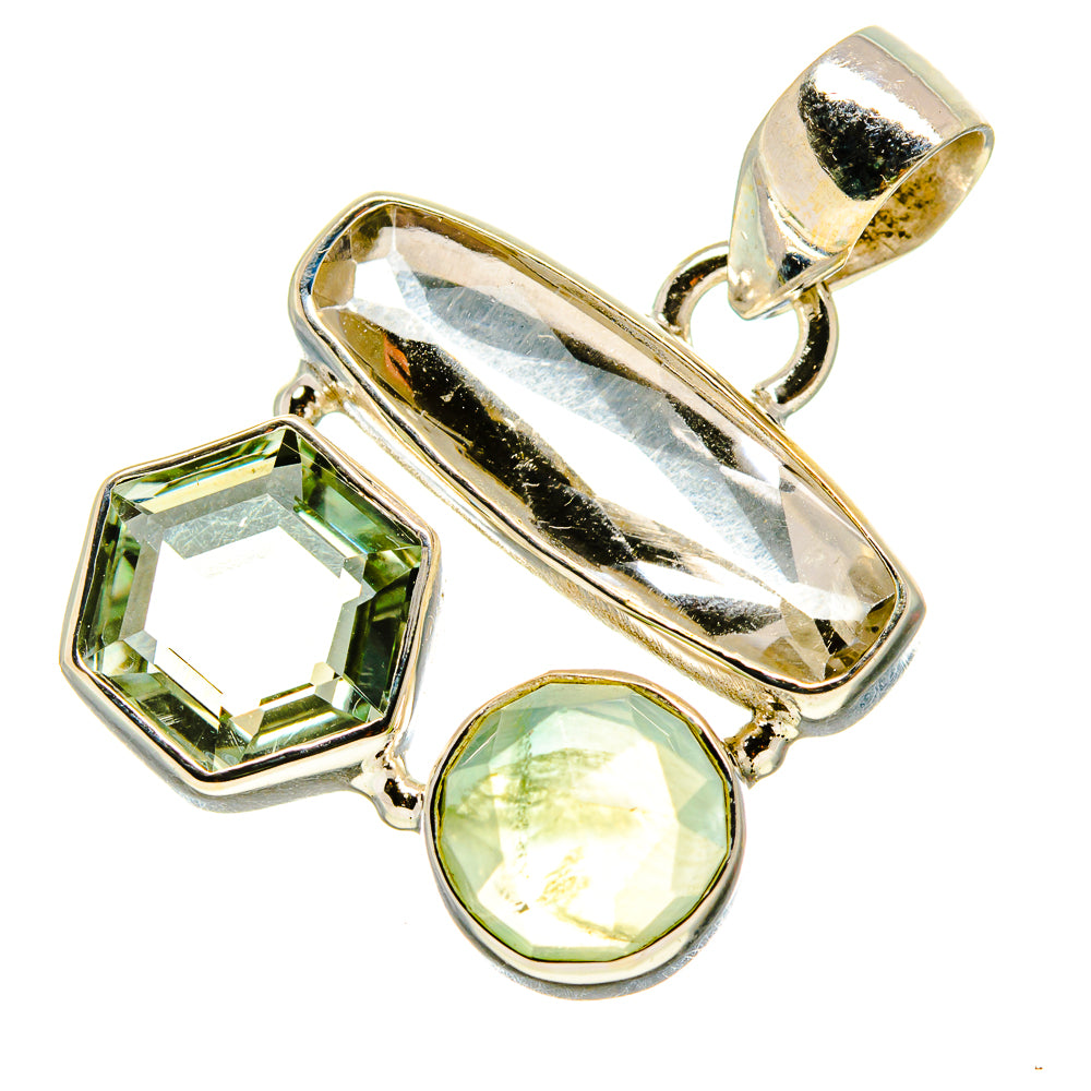 White Quartz Pendants handcrafted by Ana Silver Co - PD757939