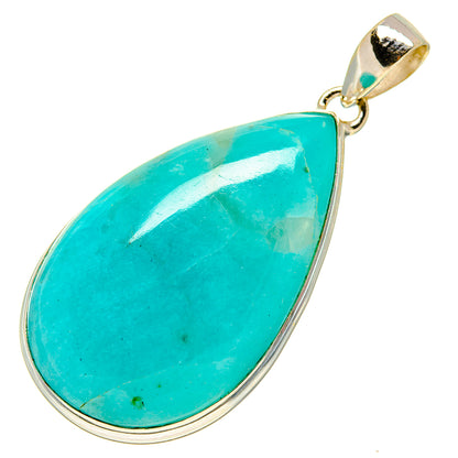 Peruvian Amazonite Pendants handcrafted by Ana Silver Co - PD757960
