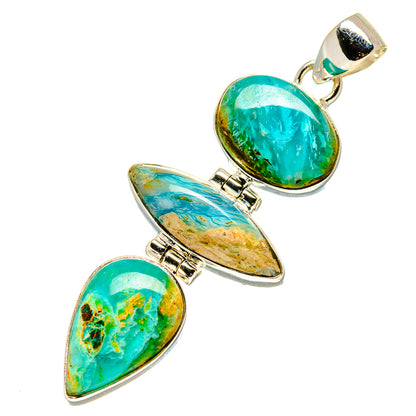 Peruvian Opal Pendants handcrafted by Ana Silver Co - PD757964