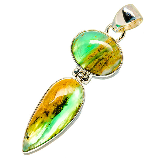 Peruvian Opal Pendants handcrafted by Ana Silver Co - PD757965
