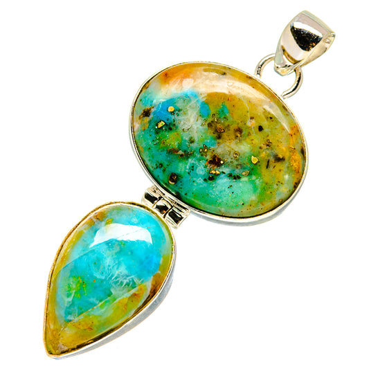 Peruvian Opal Pendants handcrafted by Ana Silver Co - PD757966