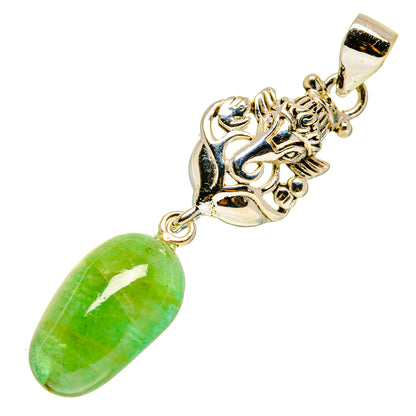 Prehnite Pendants handcrafted by Ana Silver Co - PD757968