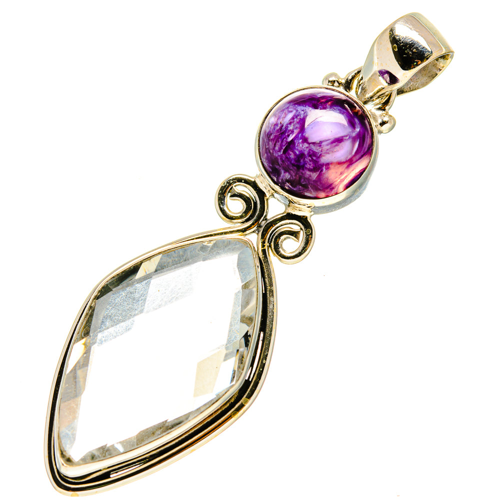 White Quartz Pendants handcrafted by Ana Silver Co - PD757977