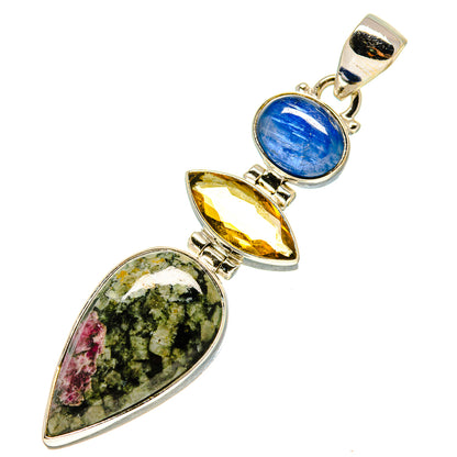 Russian Eudialyte Pendants handcrafted by Ana Silver Co - PD757983