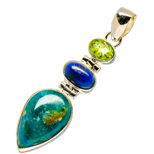 Peruvian Opal Pendants handcrafted by Ana Silver Co - PD757984