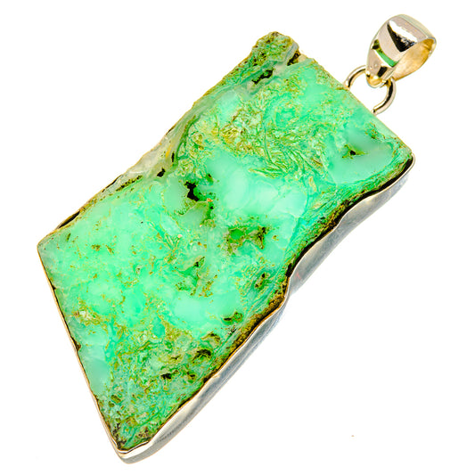 Chrysoprase Pendants handcrafted by Ana Silver Co - PD757986