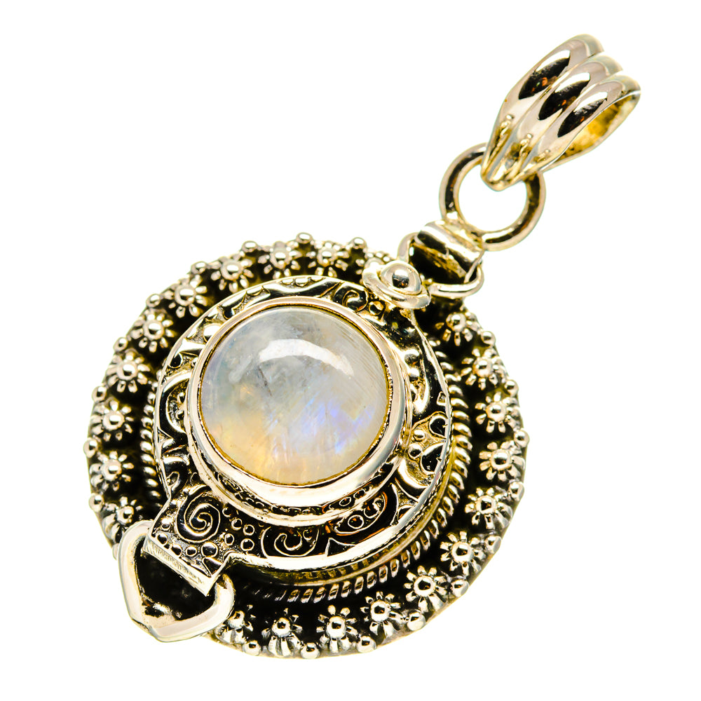 Rainbow Moonstone Pendants handcrafted by Ana Silver Co - PD757994