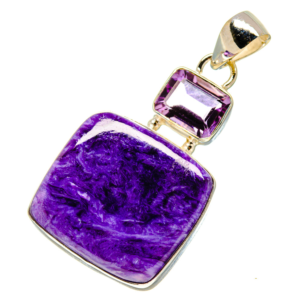 Charoite Pendants handcrafted by Ana Silver Co - PD758009