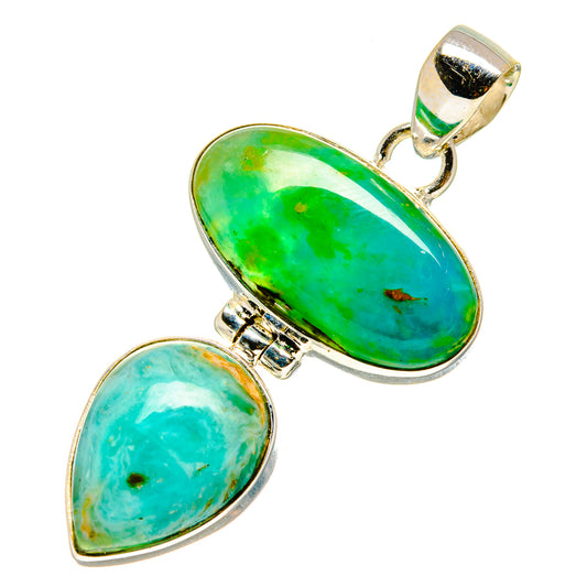 Peruvian Opal Pendants handcrafted by Ana Silver Co - PD758024