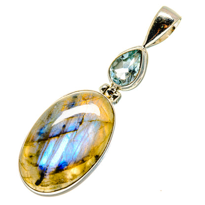 Labradorite Pendants handcrafted by Ana Silver Co - PD758025