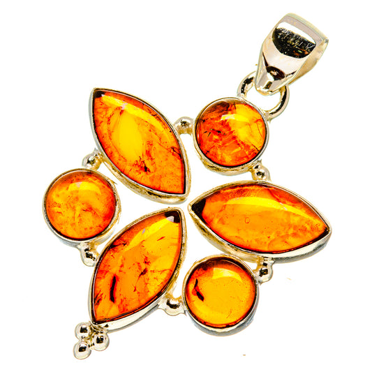 Baltic Amber Pendants handcrafted by Ana Silver Co - PD758035