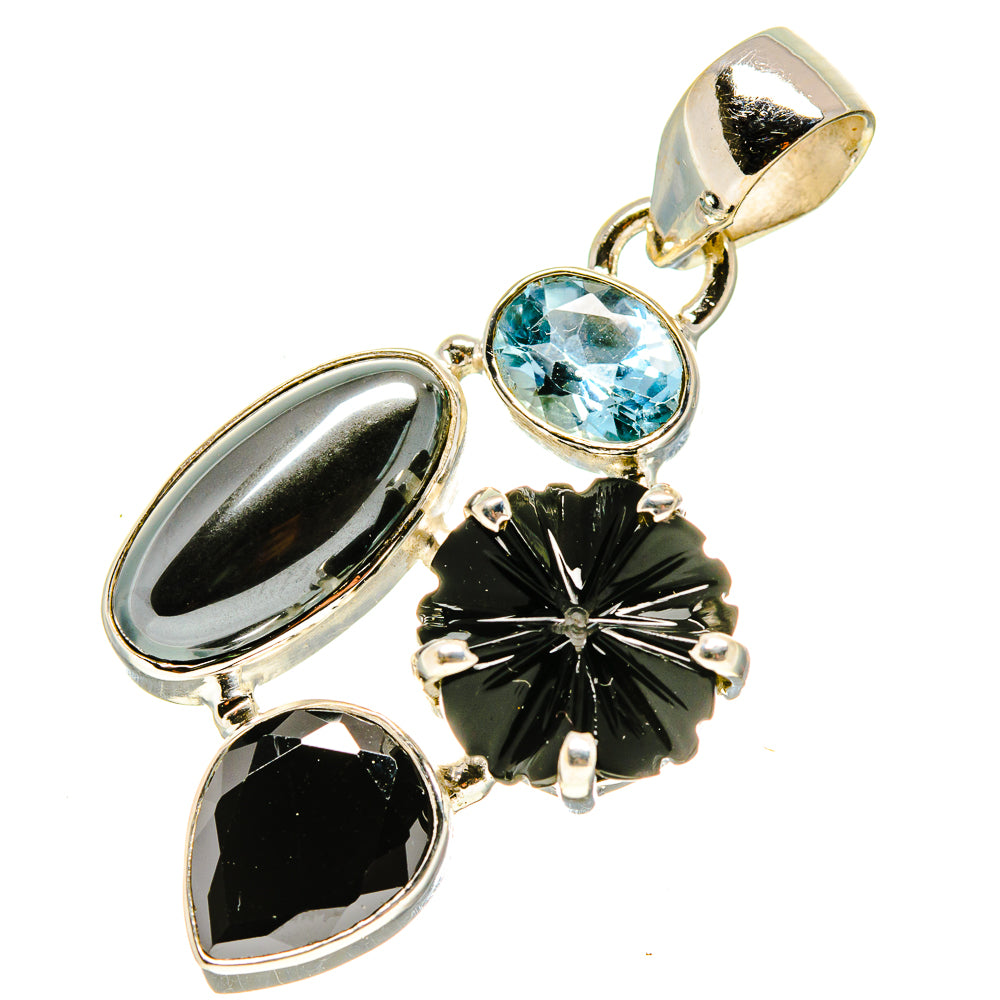 Hematite Pendants handcrafted by Ana Silver Co - PD758036