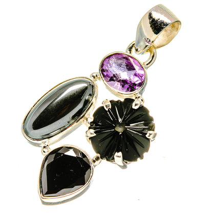 Hematite Pendants handcrafted by Ana Silver Co - PD758037
