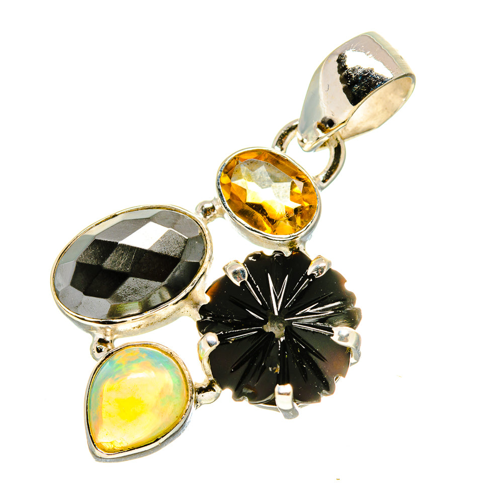 Hematite Pendants handcrafted by Ana Silver Co - PD758038