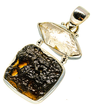 Tektite Pendants handcrafted by Ana Silver Co - PD758040