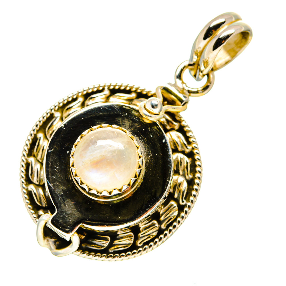 Rainbow Moonstone Pendants handcrafted by Ana Silver Co - PD758053