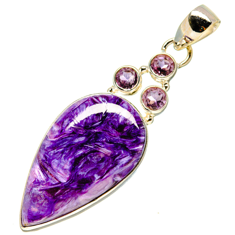 Charoite Pendants handcrafted by Ana Silver Co - PD758058