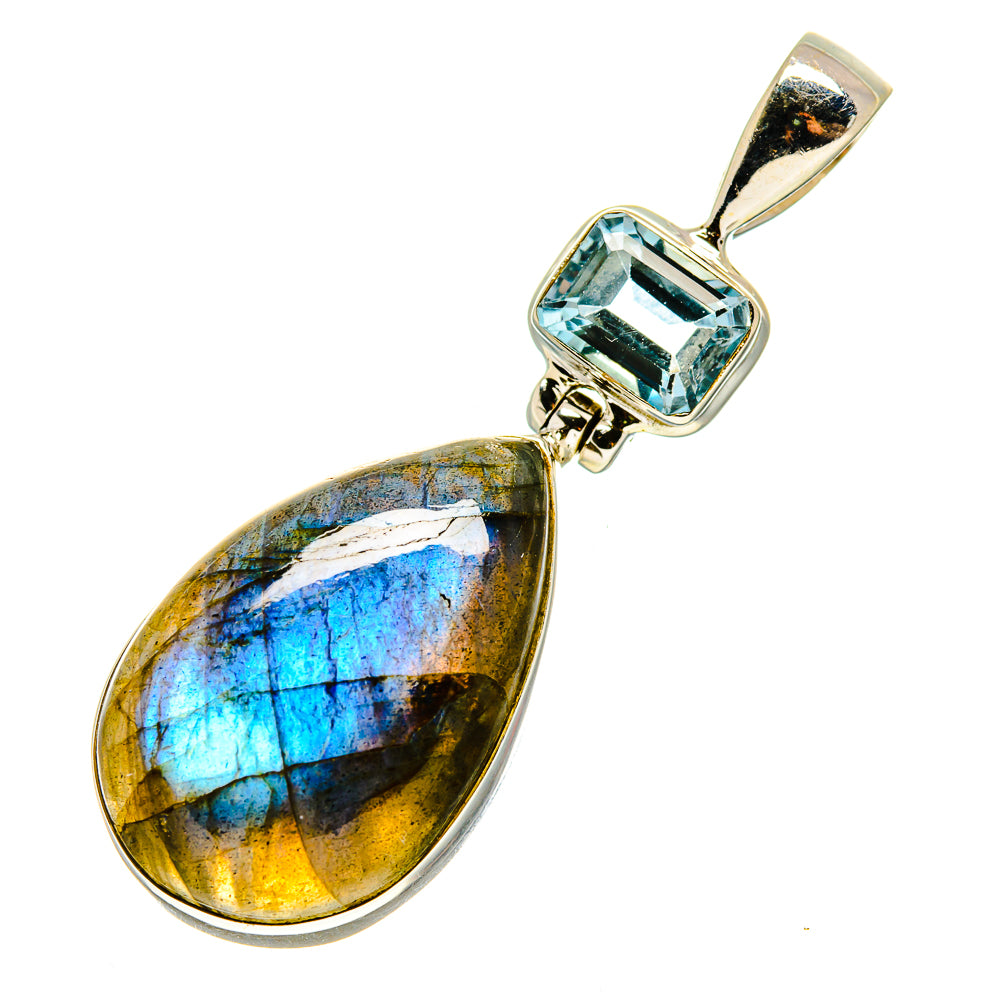 Labradorite Pendants handcrafted by Ana Silver Co - PD758064