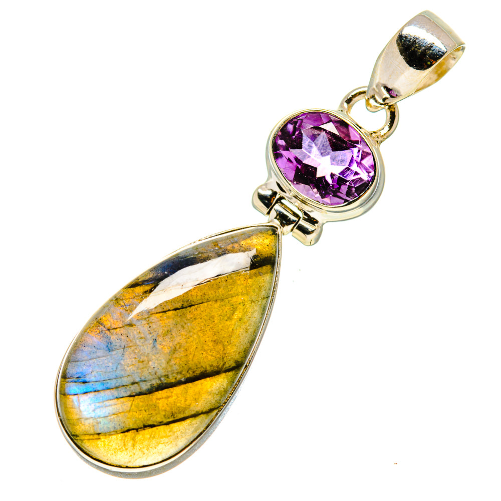 Labradorite Pendants handcrafted by Ana Silver Co - PD758065