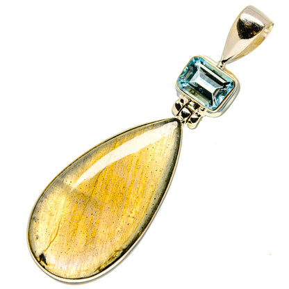 Labradorite Pendants handcrafted by Ana Silver Co - PD758072