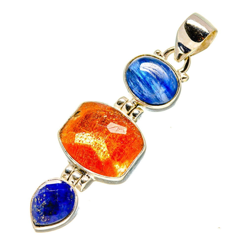 Sunstone Pendants handcrafted by Ana Silver Co - PD758078