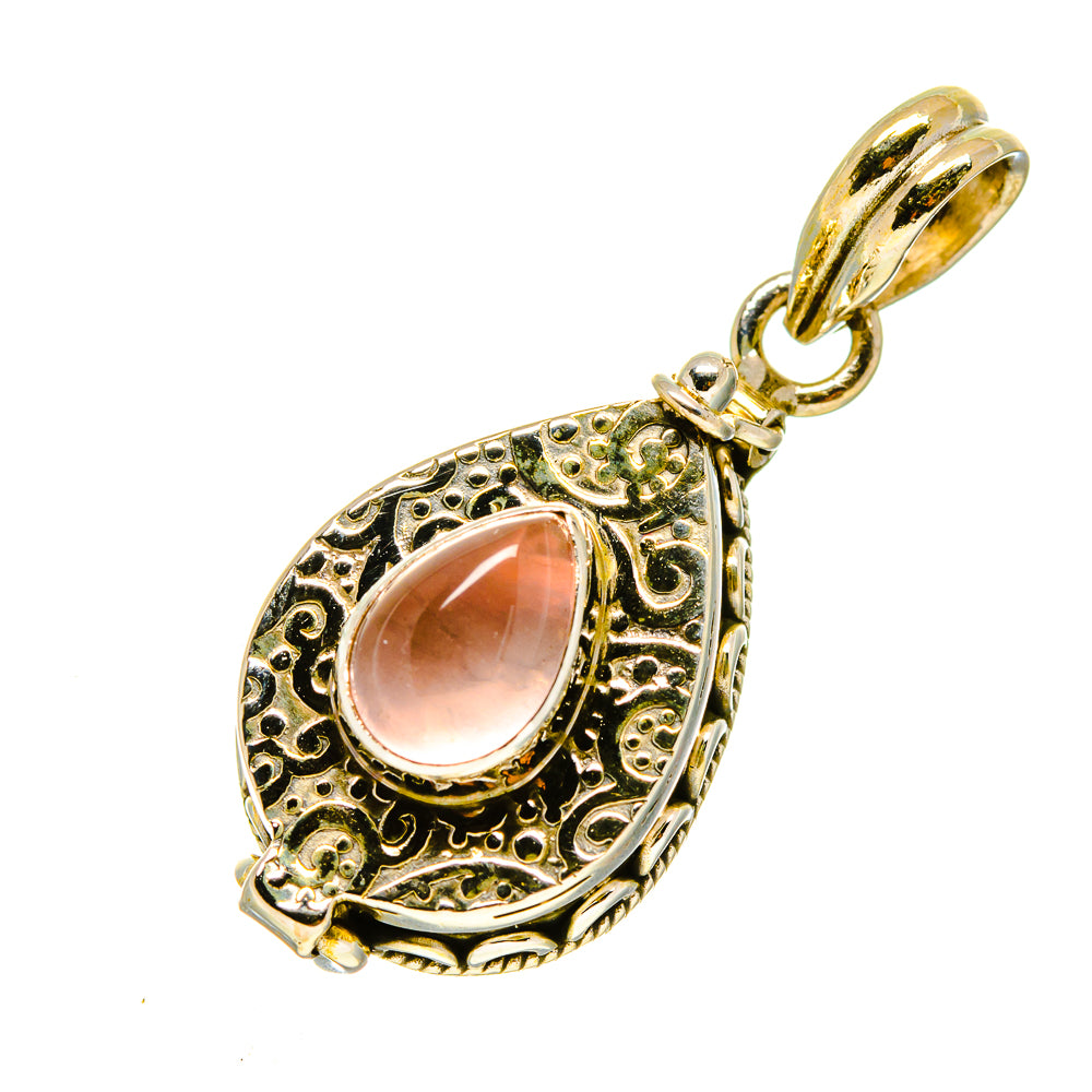 Rose Quartz Pendants handcrafted by Ana Silver Co - PD758108