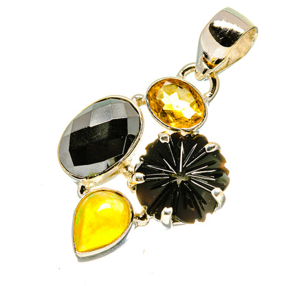 Hematite Pendants handcrafted by Ana Silver Co - PD758110