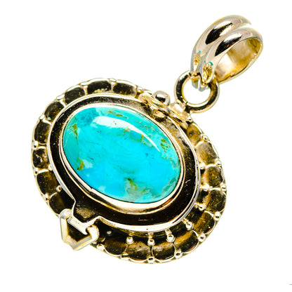 Chrysocolla Pendants handcrafted by Ana Silver Co - PD758116