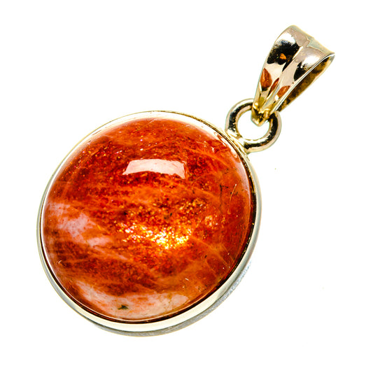 Sunstone Pendants handcrafted by Ana Silver Co - PD758125