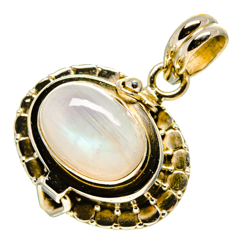 Rainbow Moonstone Pendants handcrafted by Ana Silver Co - PD758131