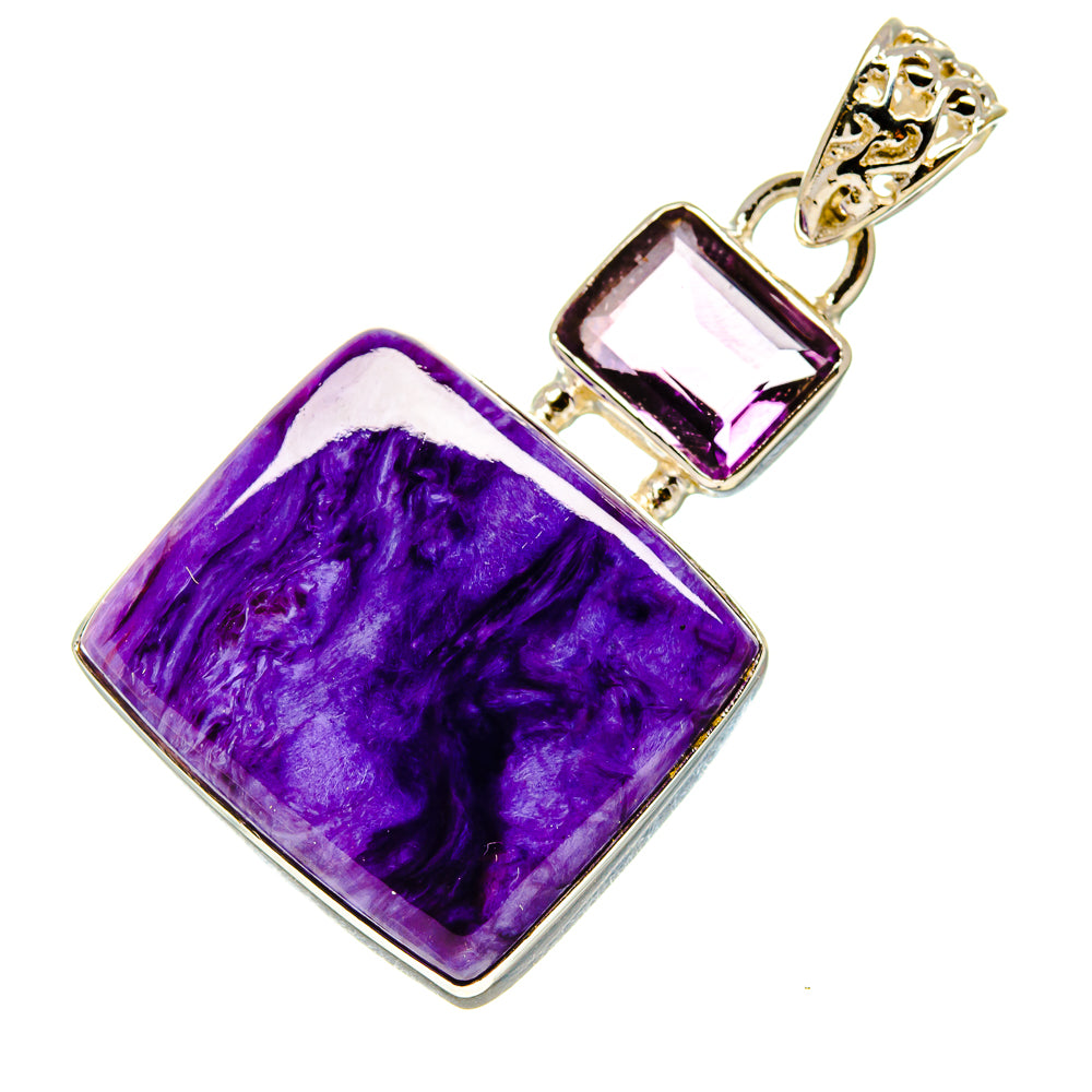 Charoite Pendants handcrafted by Ana Silver Co - PD758139
