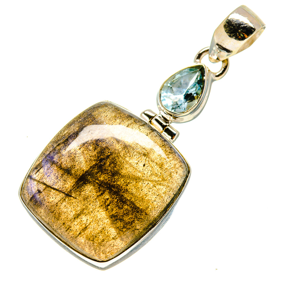 Labradorite Pendants handcrafted by Ana Silver Co - PD758140