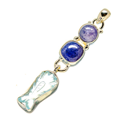 Aquamarine Pendants handcrafted by Ana Silver Co - PD758142