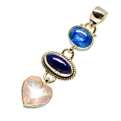 Rose Quartz Pendants handcrafted by Ana Silver Co - PD758143