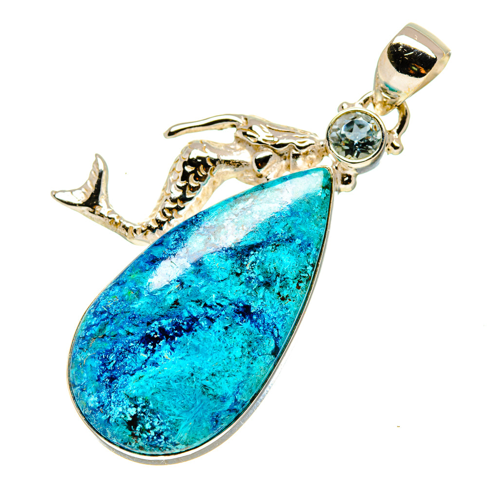 Chrysocolla Pendants handcrafted by Ana Silver Co - PD758144