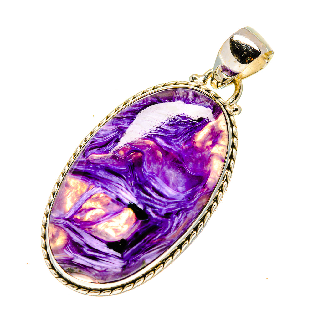 Charoite Pendants handcrafted by Ana Silver Co - PD758153