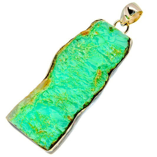 Chrysoprase Pendants handcrafted by Ana Silver Co - PD758161