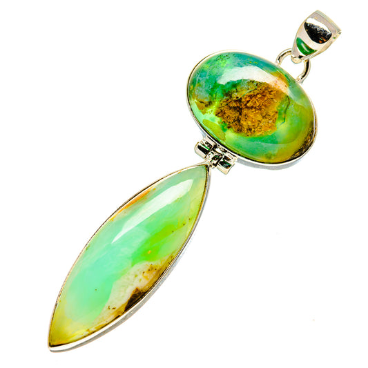 Peruvian Opal Pendants handcrafted by Ana Silver Co - PD758165