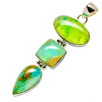Chrysoprase Pendants handcrafted by Ana Silver Co - PD758169