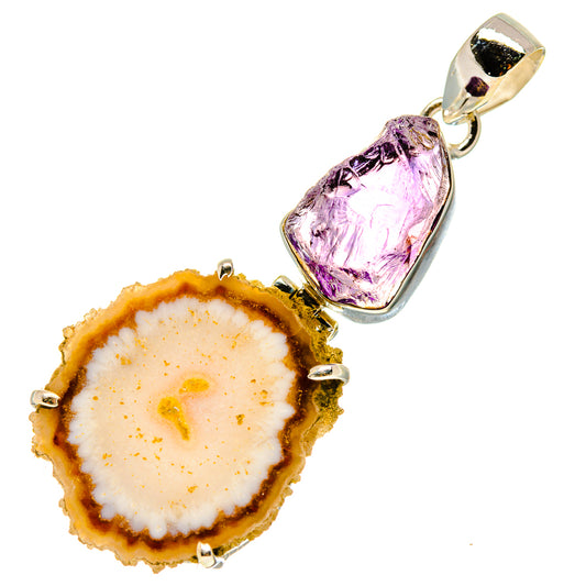 Solar Quartz Pendants handcrafted by Ana Silver Co - PD758171