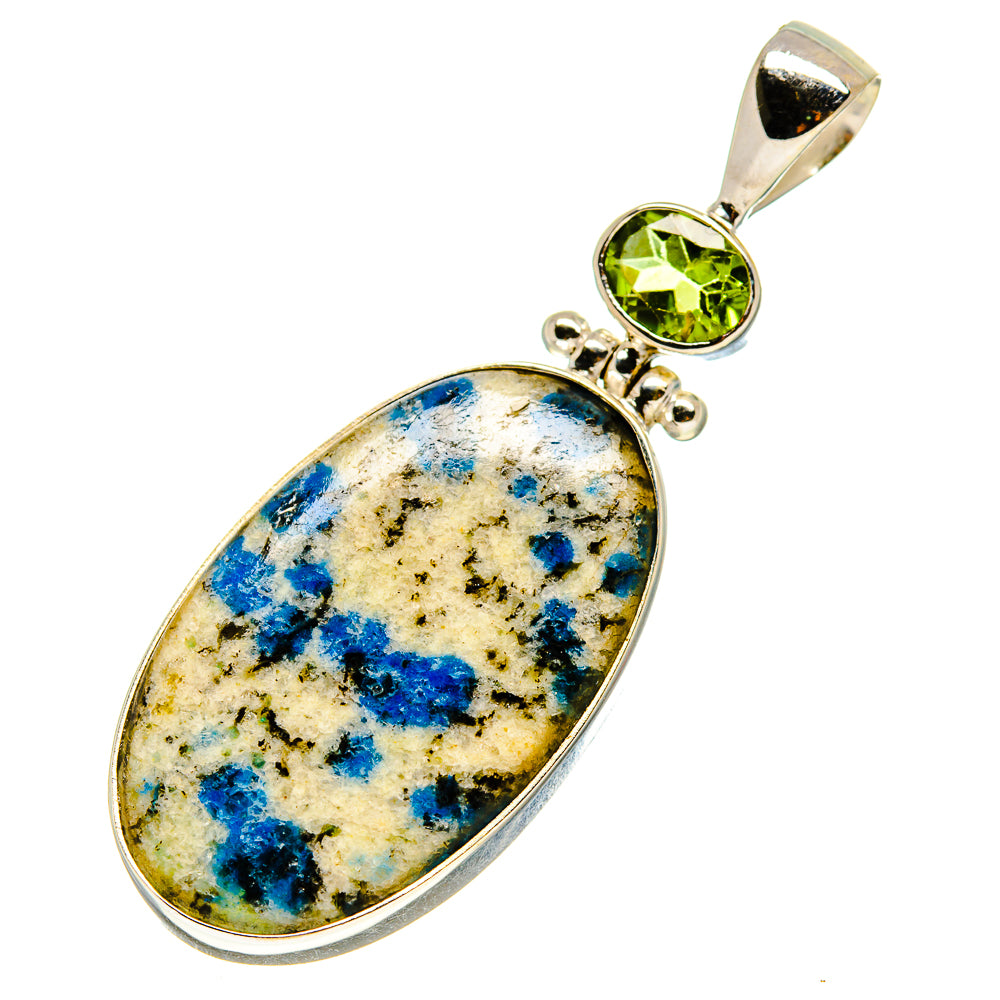 K2 Blue Azurite Pendants handcrafted by Ana Silver Co - PD758175