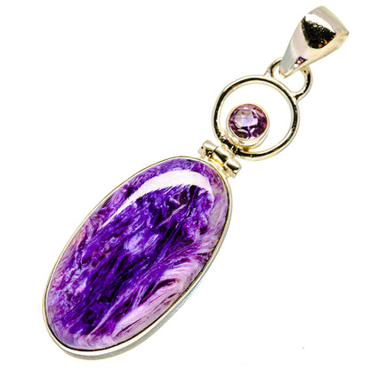 Charoite Pendants handcrafted by Ana Silver Co - PD758177
