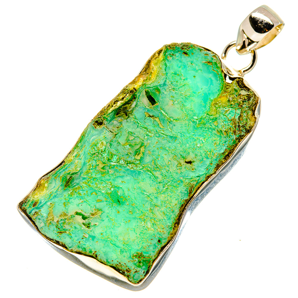 Chrysoprase Pendants handcrafted by Ana Silver Co - PD758180
