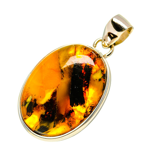 Amber Pendants handcrafted by Ana Silver Co - PD758189