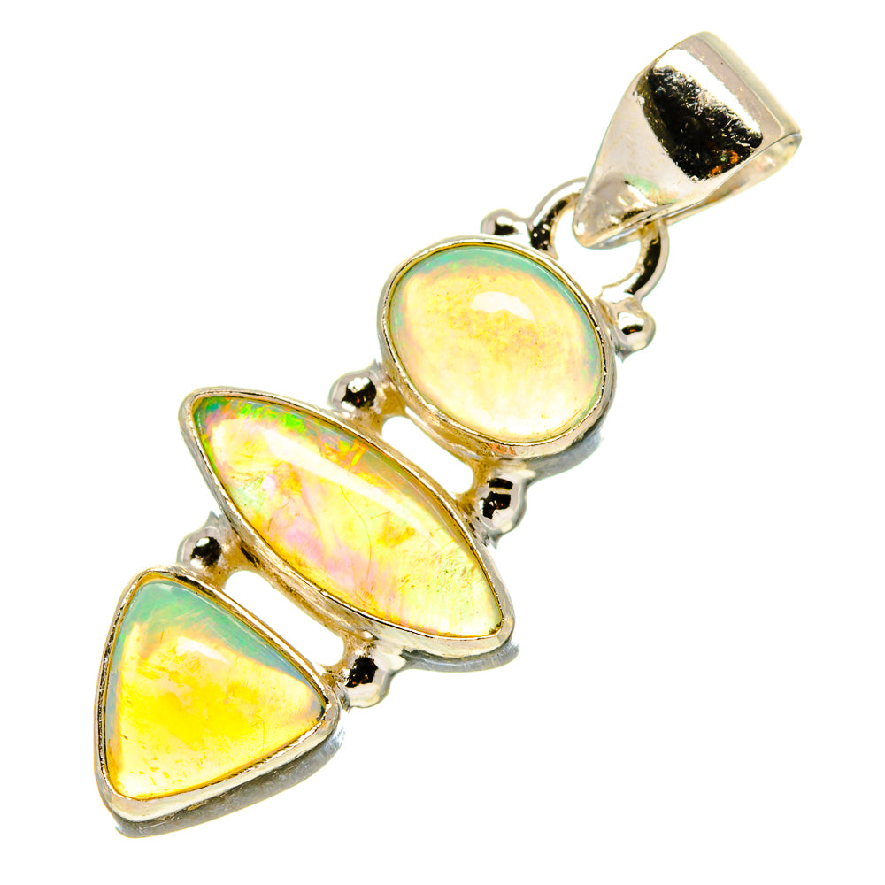 Ethiopian Opal Pendants handcrafted by Ana Silver Co - PD758195
