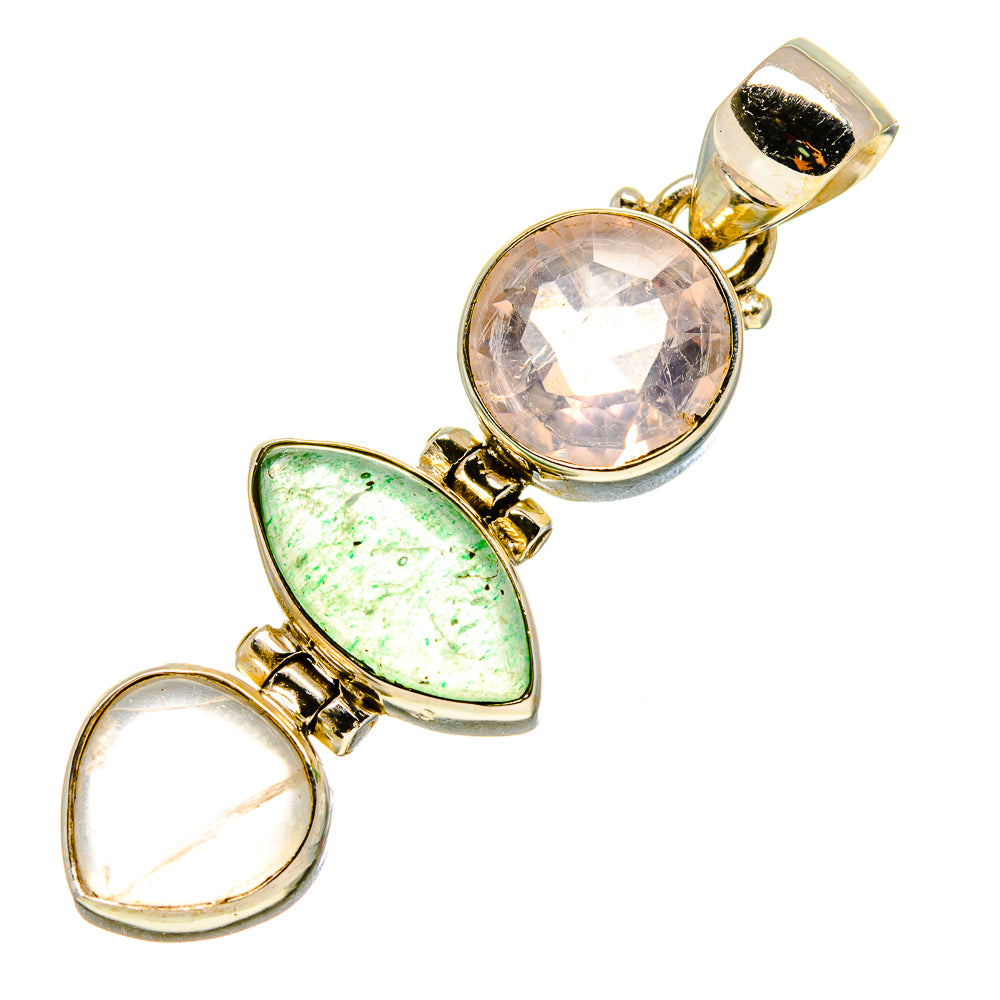Green Fluorite Pendants handcrafted by Ana Silver Co - PD758197